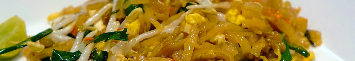 Eating Thai at Monora Thai Cerritos restaurant in Cerritos, CA.